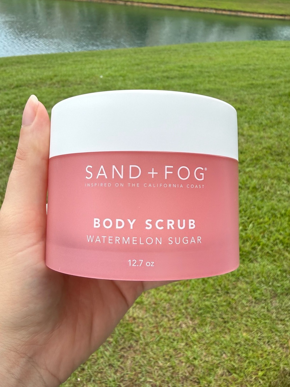 Sand + Fog Watermelon Sugar Body Scrub 12.7oz Exfoliating Skincare Body Care nwt